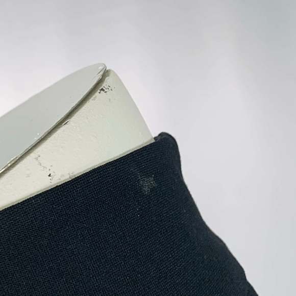 BRIONI Black Mercerized Cotton Ruffled Open Back Cocktail Dress - Picture 7 of 9